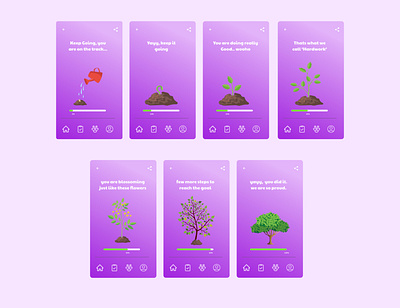 Frames from New App - Healing Buddys 3d graphic design ui ux