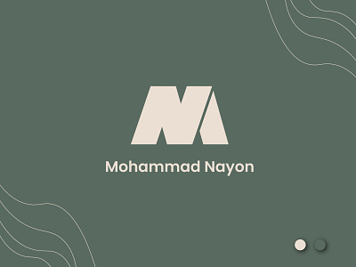 Mohammad Nayon (personal branding) branding design graphic design logo logo design minimal logo monogram monogram logo personal branding vector
