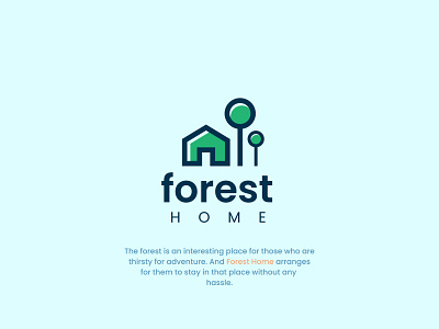 Forest Home Logo Design 99design abstract logo best logo design brand identity design brand logo branding creative logo flat color logo flat icon logo design forest home logo graphic design home icon logo design illustration logo design minimal logo design professional logo rent home logo tree icon trending logo design vector