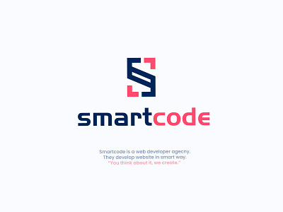 Smartcode logo design 2022 logo trend 99 design logo brand identity branding coding coding company logo conic digital agency flat logo logo design logo trend logo type minimal logo monogram s letter logo symbolic logo theme development logo timeless logo trendy logo web development