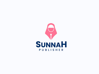 Sunnah Publisher Logo Design 2022 trending logo 99 design logo abcdefghijklmnopqrstuvwxyz brand identity branding color psychology creative logo graphic design hijab iconic illustration logo trend minimal logo modern logo pen icon publication publisher vector wtiter