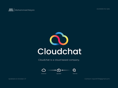 Cloudchat cloud based company logo