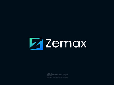 Z letter + give and take symbol logo, financial service logo