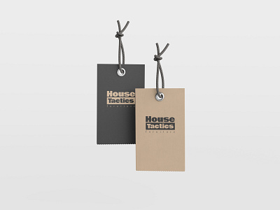 House Tactics Furniture Price Tags brand identity branding design logo print