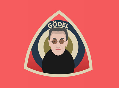 Gödel Illustration design illustration logo merch print vector