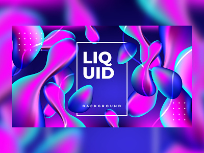 Liquid gradient background Design