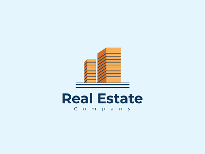 Real estate Logo abstract branding building design highrise logo real estate