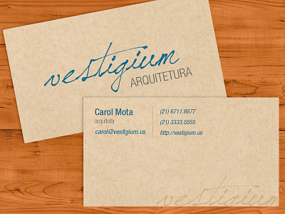 Business card + visual identity