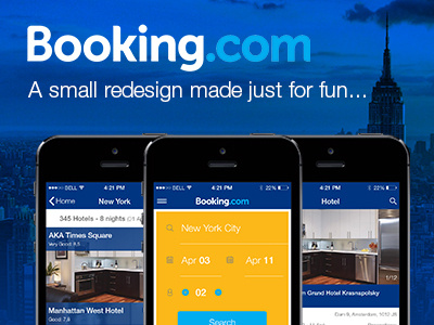 Booking.com Redesign app apple booking hostel hotel ios result results search