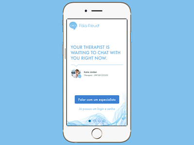 Fala Freud! android app design freud ios iphone medicine mobile treatment ui ux