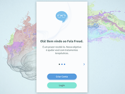 Fala Freud - Mobile app android app design freud ios iphone medicine mobile treatment ui ux