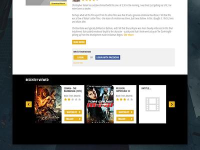 IMDb Movie page redesign