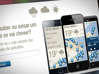 Alerta Chuva Splashscreen alert android app application devices dpaola gps iphone landin landing page mobile rain rio rio de janeiro sing up splash splash screen ui windows windows phone