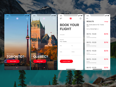 AirCanada iOS app