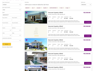 Working in progress (2) application design dpaola interface layout real estate service typography ui ux website