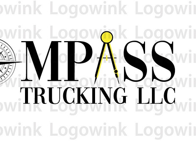 COMPASS TRUCKING LLC branding graphic design logo logowink