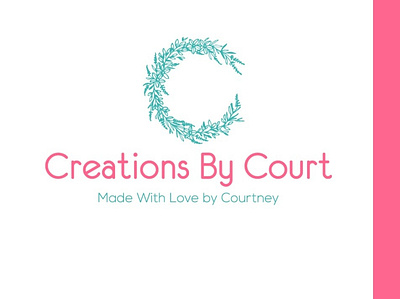 Creations By Court branding graphic design logo logowink