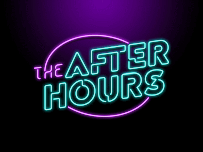 Animated Afterhours Logo animated colorful colors gif neon ny nyc tnw