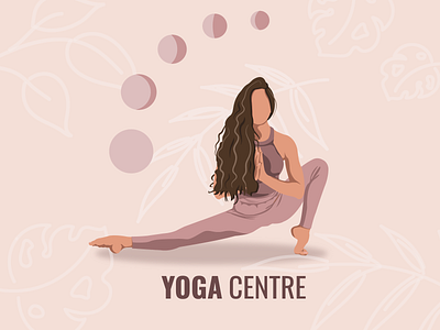 Yoga center poster