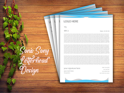 Letterhead Design address brand branding business card color company design graphic design illustration letter logo mail name teg text ui vector web white space
