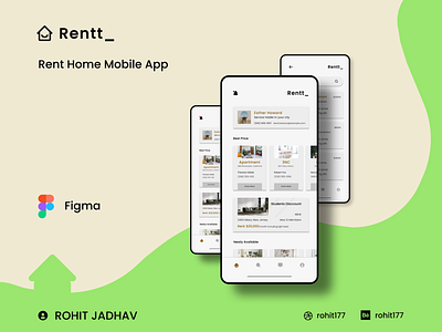 Home on rent Mobile app