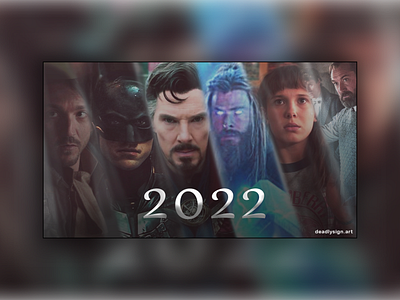 2022 | Upcoming Favorites 2022 banner design movie newyear photoshop poster