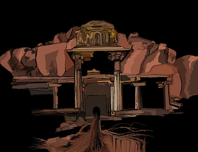 MIND TEMPLE 1 design illustration