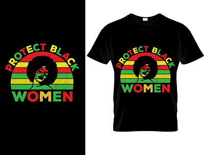 Black Women T-shirt beauty