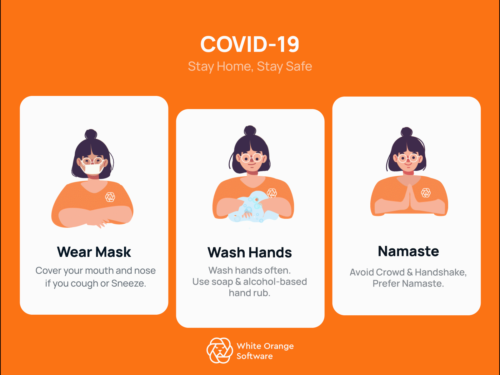 COVID-19 by White Orange Software on Dribbble