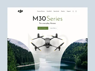 DJI Website Enhancement! bestdronewebsiteuidesing camera dribbbletrending drones enterprise figma flying graphic design photography photoshop production redefine userinterface video website design whiteorangesoftware