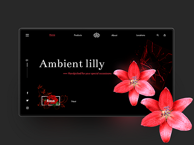 Floriculture Landing UI