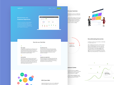 CognitiveCX Landing Page cognitive cx landing page ui ux web web design website