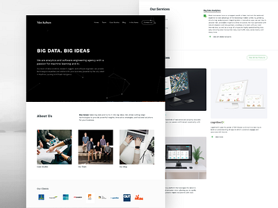 Max Kelsen Website Redesign landing page ui ux web web design website