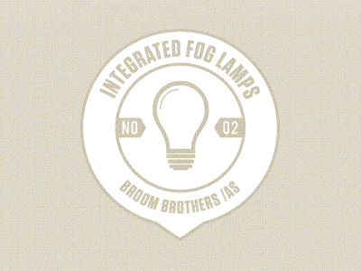 Fog v2 badge bulb clean hyper icon island light motor numbers tejohanssen typography