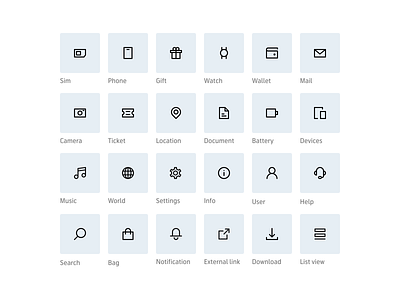 Icon set