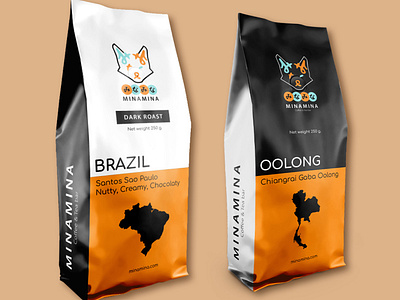 Coffee Bean bags branding design graphic design illustration logo