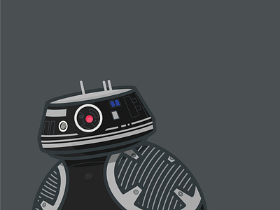 BB9-E Star Wars droid illustration