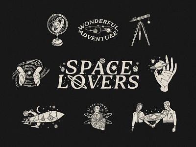 Space Lovers - Branding Sheet