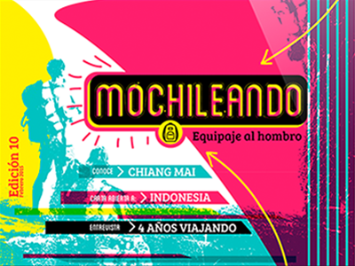 Mochileando app colors designs digital travel ui ux web design