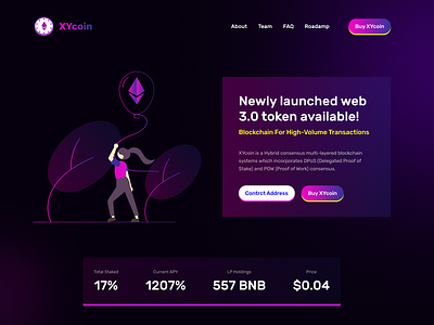 Crypto XYCoin app designer figma graphic design icon landingpage logo ui uiux userinterface ux web web designer website designer