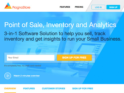 Prognostore analytics bespoke blue develop main sale simple site software solution web