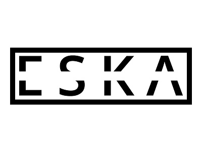 ESKA black classy design eska flat flatdesign graphic graphicdesign logo photography video white