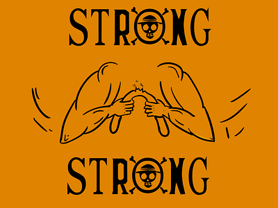 Training Logo ; Day two bonus : "STRONG" design graphic design illustration logo vector