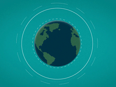 Factory Globe animation earth factory globe infographic motion graphics technical