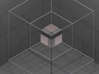 Isometric Hypercube 3d cube isometric loop surreal