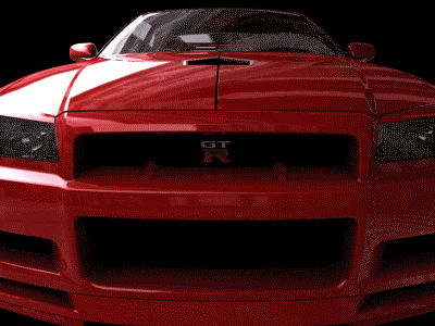 Nissan GTR 3d c4d car gtr hdr lighting motion graphics nissan studio