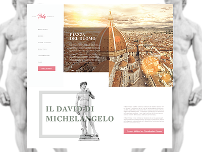 Visit italy - Ui Web Design - Florence - Travel guide