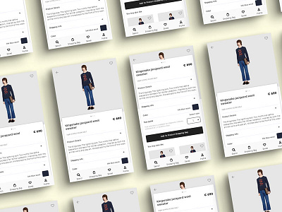 Ui Concept for shopping app app design ios travel app ui ui design user interface ux