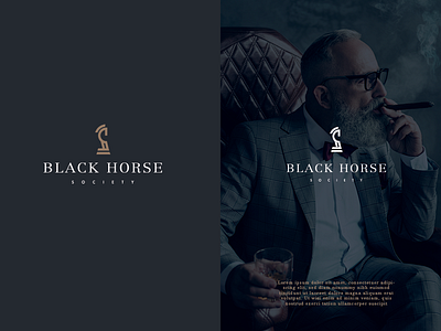 Black Horse Society - Branding Logo Concept