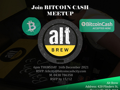 Meetup Bitcoin Cash Flyer